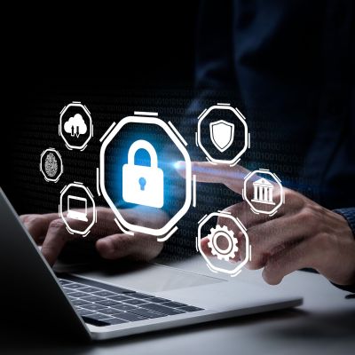 Cyber,Security,Data,Protection,Business,Technology,Privacy,Concept.,Hands,Pointing